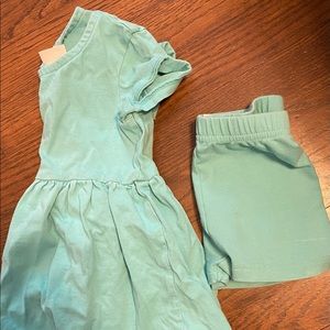 Hanna Andersson dress and shorts set